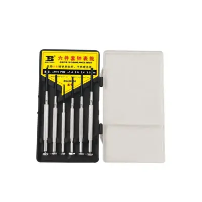 Bộ Tua Vít Sửa Đồng Hồ 6 Chi Tiết PH1 PH2 1.4-3.0 mm Bosi BS468066