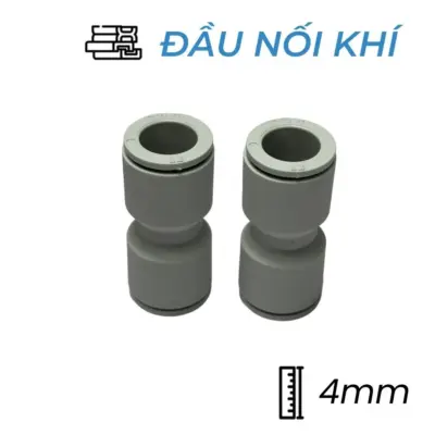 Đầu Nối Nhanh Khí Nén Ø4mm CDC MPUC 04-W (Màu Trắng)