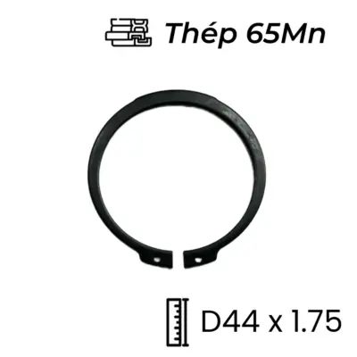 Phe Gài Trục Thép 65Mn DIN471 D44x1.75 (10Cái/Bịch)