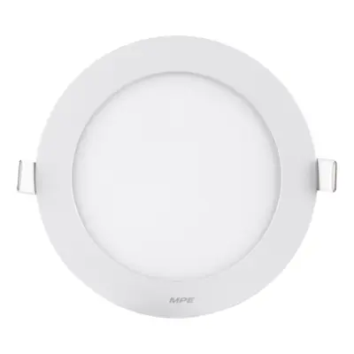 Đèn Led Panel Âm Trần Nhôm Mặt Tròn 12W Ánh Sáng Trắng MPE RPL-12T