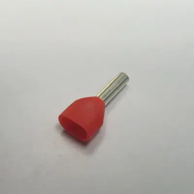 Đầu Cosse Pin Đôi Bọc Nhựa 2×1.5mm2 KST Đỏ TE1518