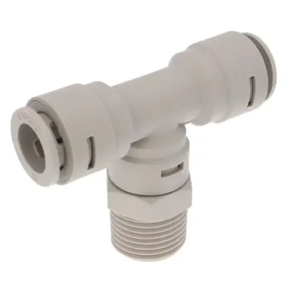 Đầu Nối Nhanh Khí Nén Dạng Chữ T Ren Ngoài Pisco APB12-04-TP