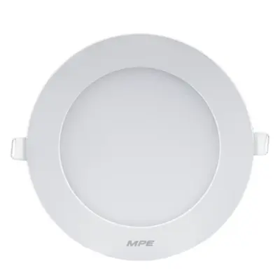 Led Panel Âm Trần Nhựa Mặt Tròn 9W – 3 Chế Độ Màu MPE RPL3-9/3C