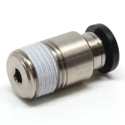 Đầu Nối Nhanh Khí Nén Thẳng Phi 4mm Ren Ngoài R1/8 Pisco POC4-01