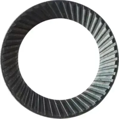 Lông Đền Răng Thép Lò Xo Mạ Đen M5 NBK Dòng SWR