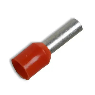 Cosse Pin Rỗng Nhựa 35mm Màu Đỏ KST E35-22-RED