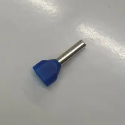 Đầu Cosse Pin Đôi Bọc Nhựa 2×2.5mm2 KST Xanh Dương TE2512