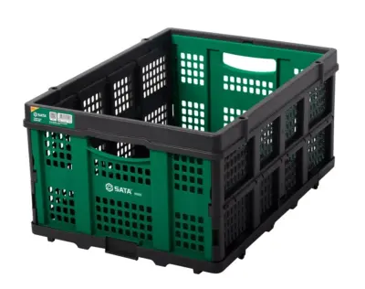 Giỏ Nhựa Đựng Hàng Hóa Có Thể Gấp Gọn 569x410x272mm Tải Trọng 30kg Sata 95505