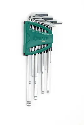 Bộ Cây Vặn Lục Giác Bi Loại Dài 12 Chi Tiết – Hệ In SATA 09102