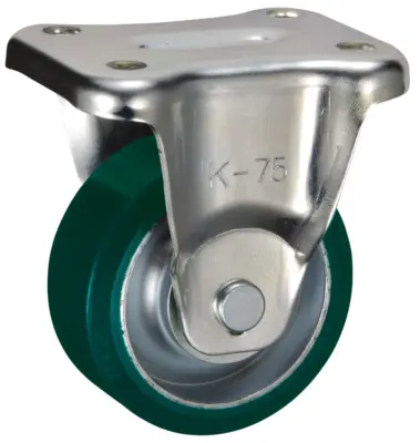 Bánh Xe PU Cố Định Không Phanh D75 UKAI SUIK-75