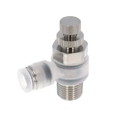 Van Tiết Lưu Khí Nén Bằng Nhựa PP Pisco PJSC6-02A-F-C
