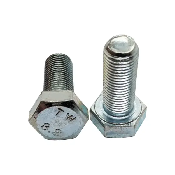 Bulong Mạ Kẽm Trắng Cr3+ 8.8 DIN933 M16x40