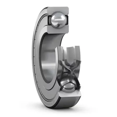 Vòng Bi Cầu Rãnh Sâu SKF 6205-2Z (25x52x15) Nắp Chắn Thép (Hai Bên)