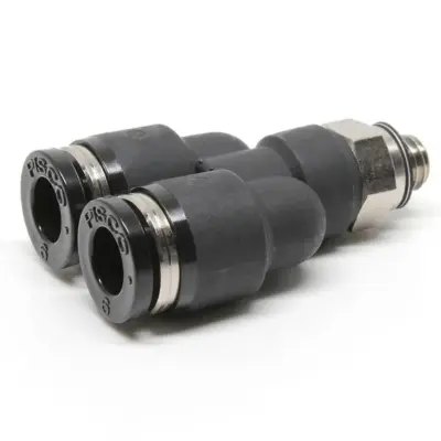 Đầu Nối Nhanh Khí Nén Dạng Chữ Y Ren Ngoài Pisco PX6-M6