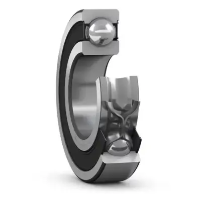 Vòng Bi Cầu Rãnh Sâu SKF 6305-2RS1 (25x62x17) Phốt Cao Su NBR Tiếp Xúc (Hai Bên)