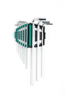 Bộ Cây Vặn Lục Giác Siêu Dài 9 Chi Tiết – Hệ Mét SATA 09103