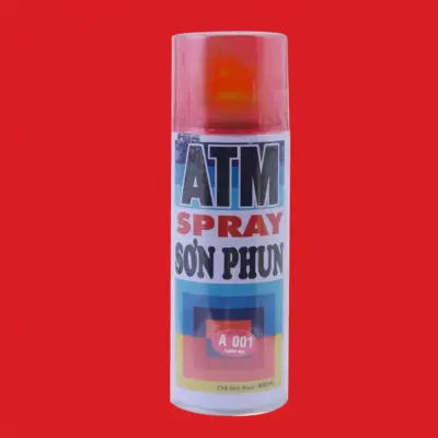 Sơn xe máy ATM A001 Màu Đỏ