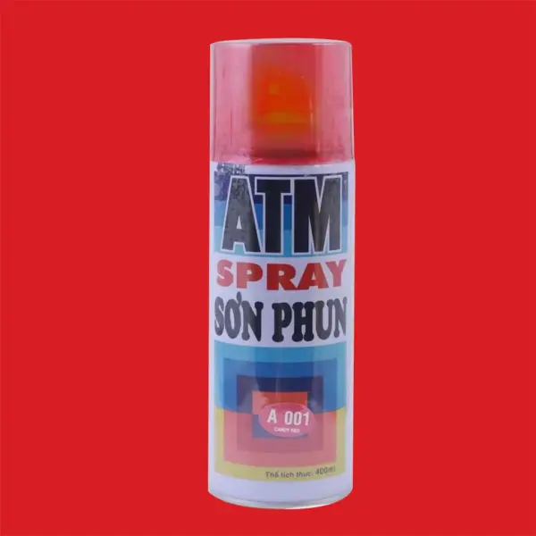 Sơn xe máy ATM A001 Màu Đỏ