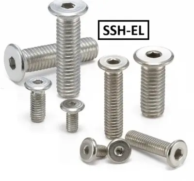 Lục Giác Chìm Đầu Nhỏ Cực Thấp Thép Mạ Niken M4x8 NBK Dòng SSH-EL