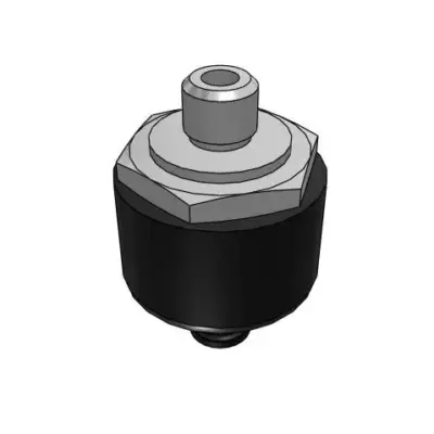 Bộ Nấm Hút Chân Không Có Vít Ren, Silicone Dẫn Điện, O.D 4 mm, Pisco VP4LSE-M4