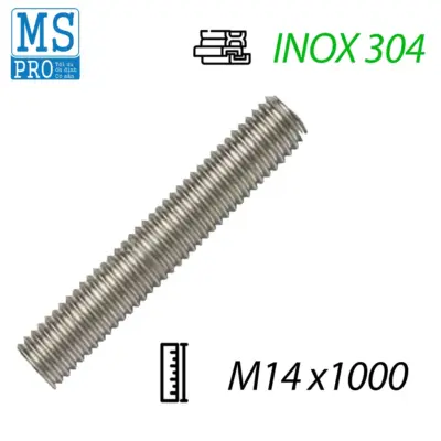 Ty Ren Inox 304 M14x1000