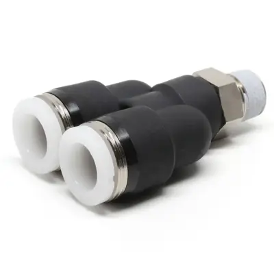 Đầu Nối Nhanh Khí Nén Dạng Chữ Y Ren Ngoài Pisco PX5/16-N1U