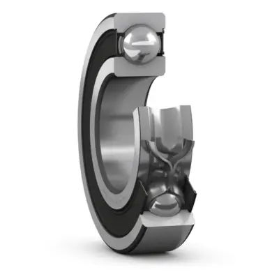 Vòng Bi Cầu Rãnh Sâu SKF 61800-2RS1 (10x19x5) Phốt Cao Su NBR Tiếp Xúc (Hai Bên)