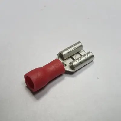 Đầu Cosse Ghim Cái Cách Điện 0.5-1.5 mm2 KST Màu Đỏ FDV1-250