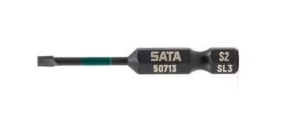 Bộ 10 Mũi Vít Dẹp 1/4″ 6X50mm Sata 59718