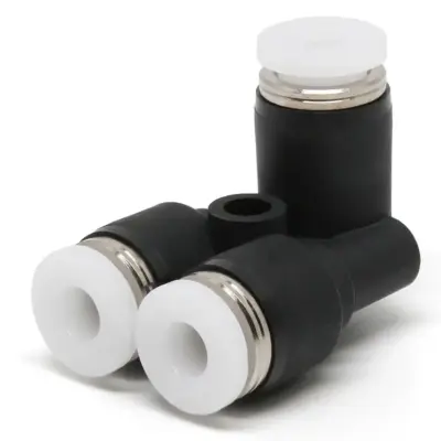 Đầu Nối Nhanh Khí Nén Ba Ngã Cong 90° Pisco PAU3/16-C