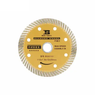 Lưỡi Cắt Gạch Kim Cương 110×1.8×20 mm Bosi BS301101