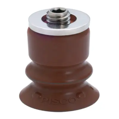 Bộ Nấm Hút Chân Không Có Vít Ren, Silicone Chứa Bột Inox, O.D 15 mm, Pisco VP15BEMSS3-U10