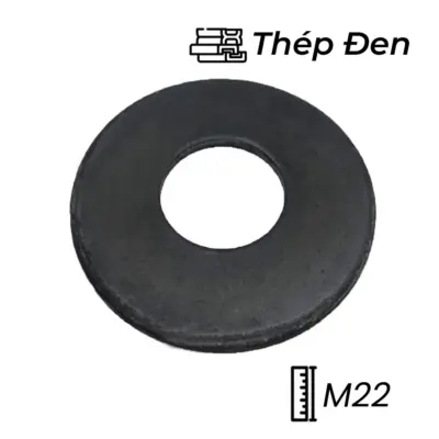 Lông Đền Phẳng Thép Đen DIN125 M22