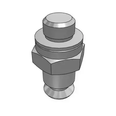 Bộ Nấm Hút Chân Không Và Giá Đỡ, Cao Su Nitrile Thực Phẩm, O.D 6 mm, Pisco VPE6RG-M5
