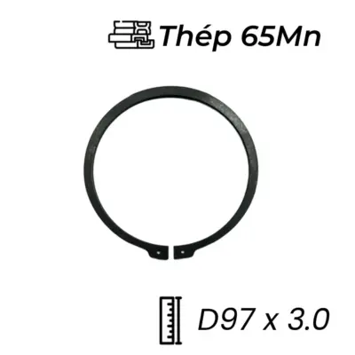 Phe Gài Trục Thép 65Mn DIN471 D97x3.0