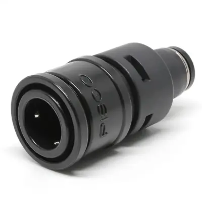 Đầu Nối Nhanh Khí Nén Nhỏ Gọn 8mm Màu Đen Pisco CPS20-8B