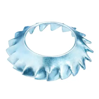 Lông Đền Răng Ngoài Loại V Thép Mạ Kẽm 4.8 DIN6798V M8