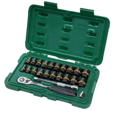 Bộ Đầu Khẩu Đen Sata Dr.1/4 / Dr.3/8Inch 23 Chi Tiết 09138
