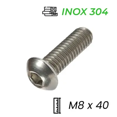 Lục Giác Chìm Mo Inox 304 ISO7380 M8x40