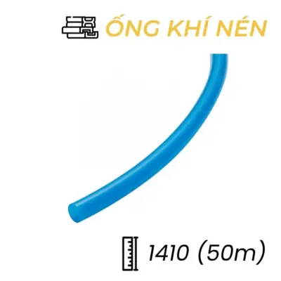 Dây Hơi Khí Nén PU Phi 14 Màu Xanh Trong OD14 x ID10 mm CDC PU 1410 (50m)