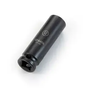 Đầu Tuýp Dài Lục Giác Đen 3/8″ 8mm Sata 34102