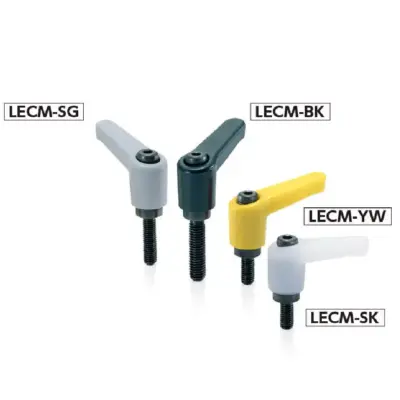 Tay Cầm Nhựa Mini Màu Đen M6x12 NBK Dòng LECM