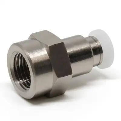 Đầu Nối Nhanh Khí Nén Dạng Thẳng Ren Trong Pisco PCF1/4-02-UC