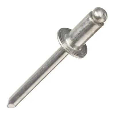 Rivet Nhôm 4.8mm OD, 16mm Lg, Vành 16mm