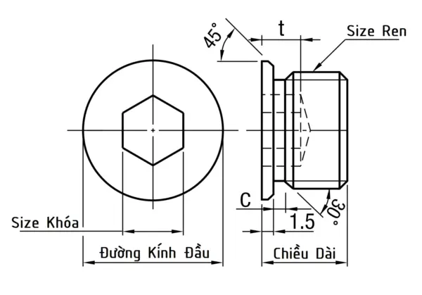 Ảnh kích thước sản phẩm