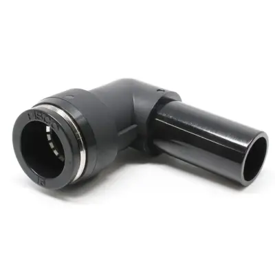 Đầu Nối Nhanh Khí Nén Giữa Ống Khí Và Fitting Dạng Cong 90° Pisco PLJ16W