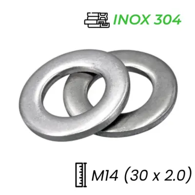 Lông Đền Phẳng Inox 304 M14 (30×2.0)