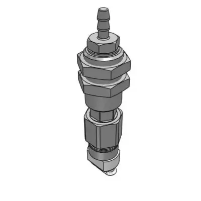 Bộ Nấm Hút Chân Không Hình Oval Và Giá Đỡ, Silicone, O.D 4×10 mm, Pisco VPMC4x10-4ES-4B