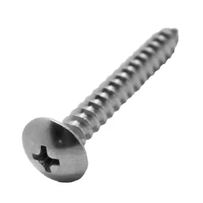 Vít Gỗ Đầu Dù Inox 304 M6x40 (#12-12TPI)