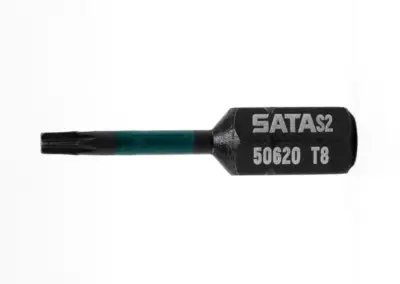 Bộ 10 Mũi Vít Đầu Sao Chuôi Lục Giác 1/4″ T15X29mm Sata 59623